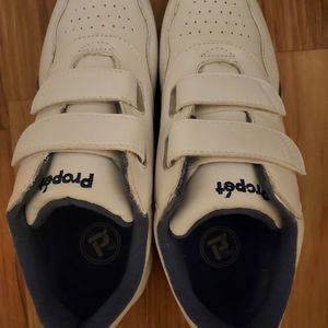 Propet Tour Walker Strap Sneakers Walking Shoes WHITE BLUE Women's Size 7
